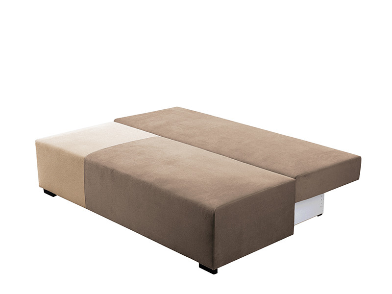 Лежај МИРЕЛО Штоф САНД 16 Светло браон/ Штоф САНД 03 Беж 