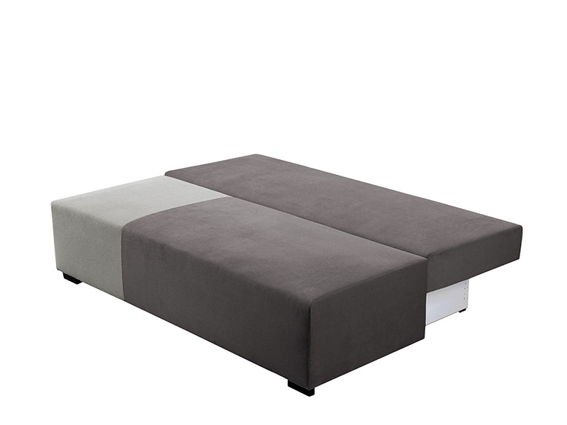 Лежај МИРЕЛО Штоф САНД 21 Сива/ Штоф САНД 82 Светло Сива 