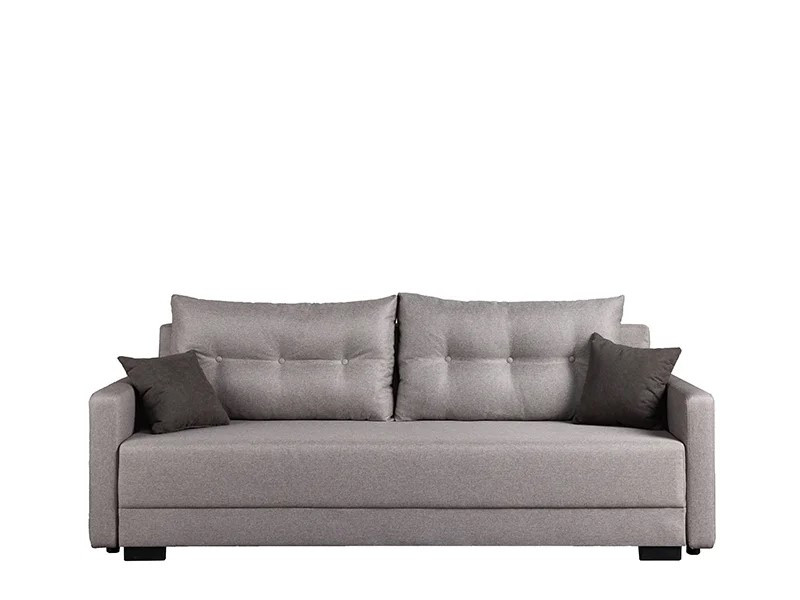 Лежај ЕНЦО Штоф Малмо Њу 90 Светло сива/Штоф Соро 97 Темно сива 