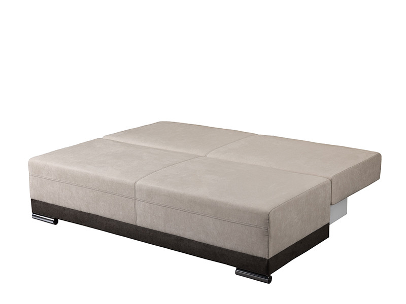 Лежај КРОН штоф Соро 21 беж/штоф Соро 24 Браон 