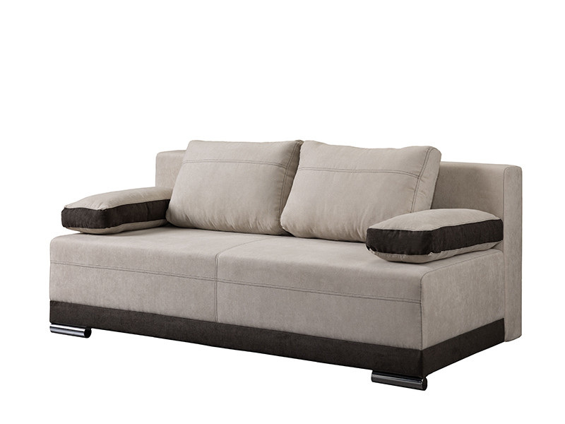 Лежај КРОН штоф Соро 21 беж/штоф Соро 24 Браон 