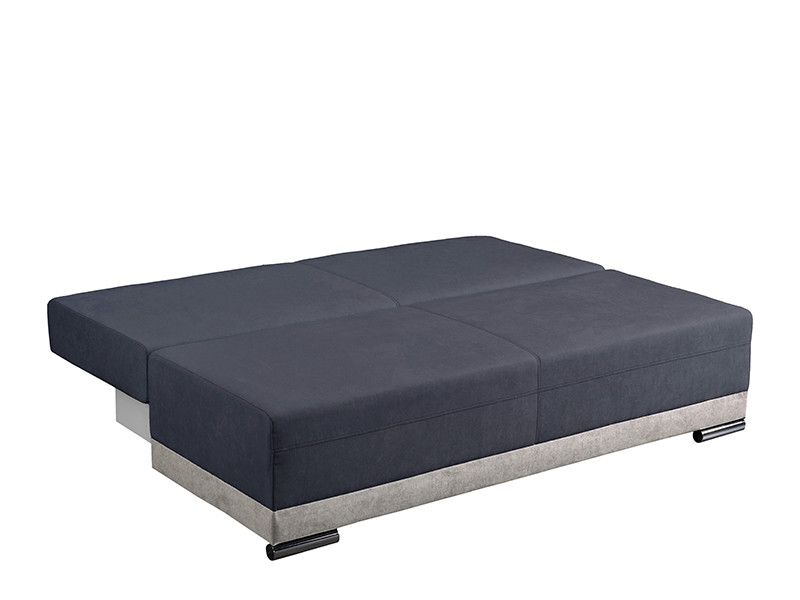 Лежај КРОН штоф Соро 97 Темно сива/штоф Соро 83 Светло сива 