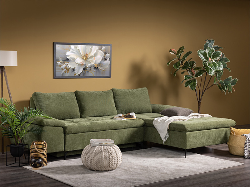 А/Г АНДИ Штоф Винд 34 Зелена- Агол Десен 