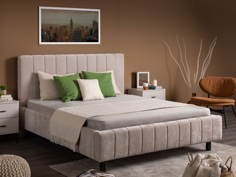 Француски лежај ЏОЈ Штоф Вајб 08 Беж 