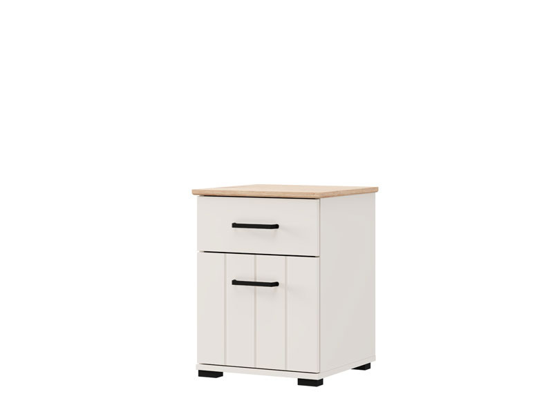 Ноќно ормарче ЛАМБЕТ НО1Ф1В Кашмир мат 