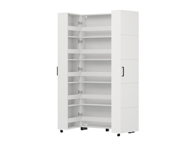 Ормар за чевли ИСЛЕЈ 91 2К х185 Опак бела 