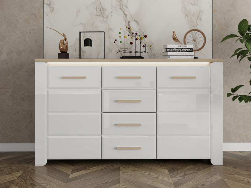 Комода АБЕРДИН 156 3К4Ф2В 