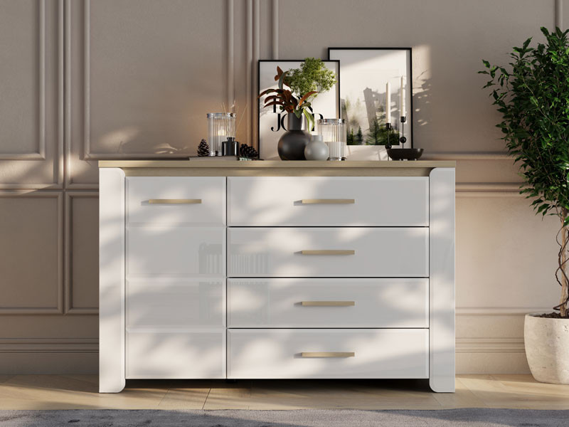 Комода АБЕРДИН 135 2К4Ф1В 