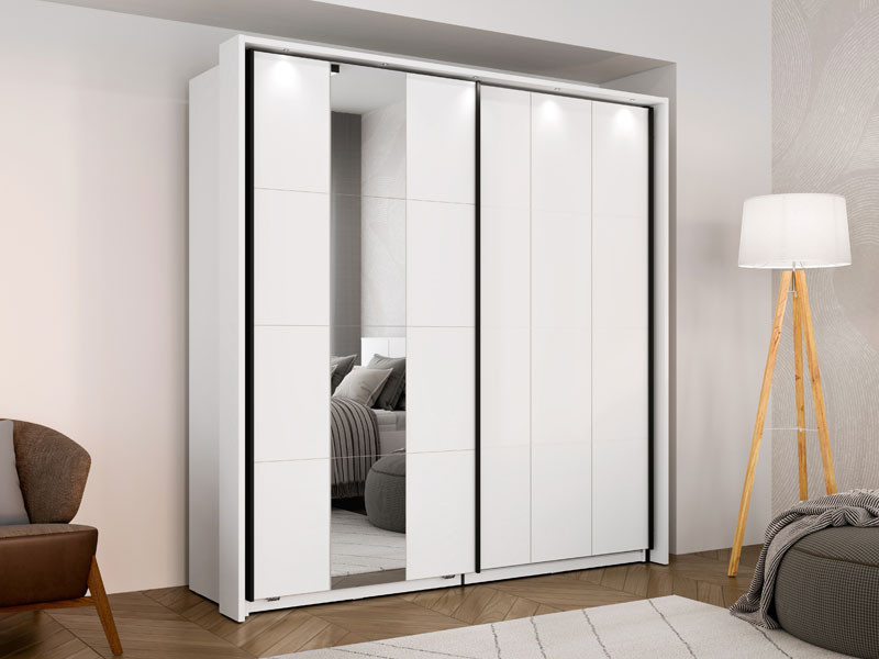 Гардеробер САЛАМИС 200 ОГ Опак бела 