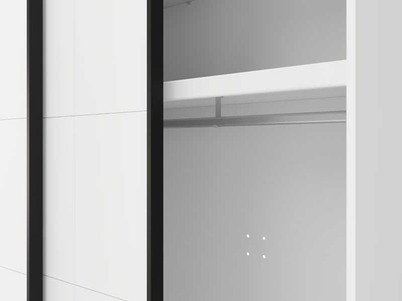 Гардеробер САЛАМИС 200 ОГ Опак бела 