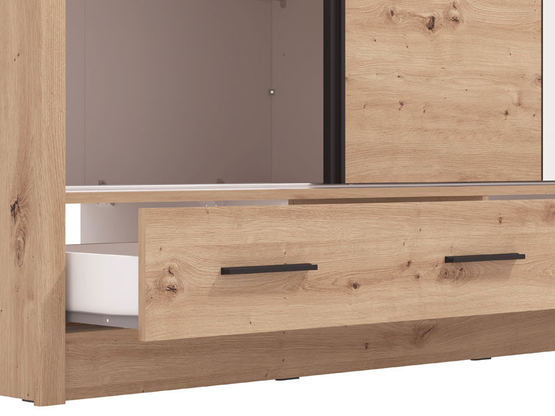 Гардеробер АЛБИ ПЛУС 205 2Ф ОГ Артисан храст 