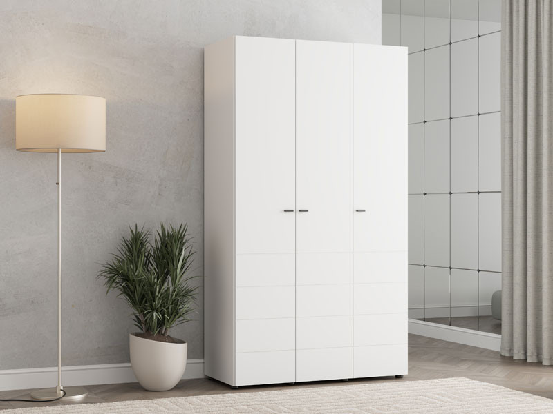 Ормар НЕВИС 3К х207 Опак бела 