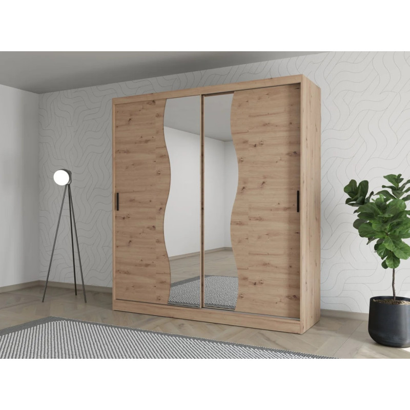 Гардеробер ВИСЕНТИН 200 ОГ ( со полици) Артисан храст 