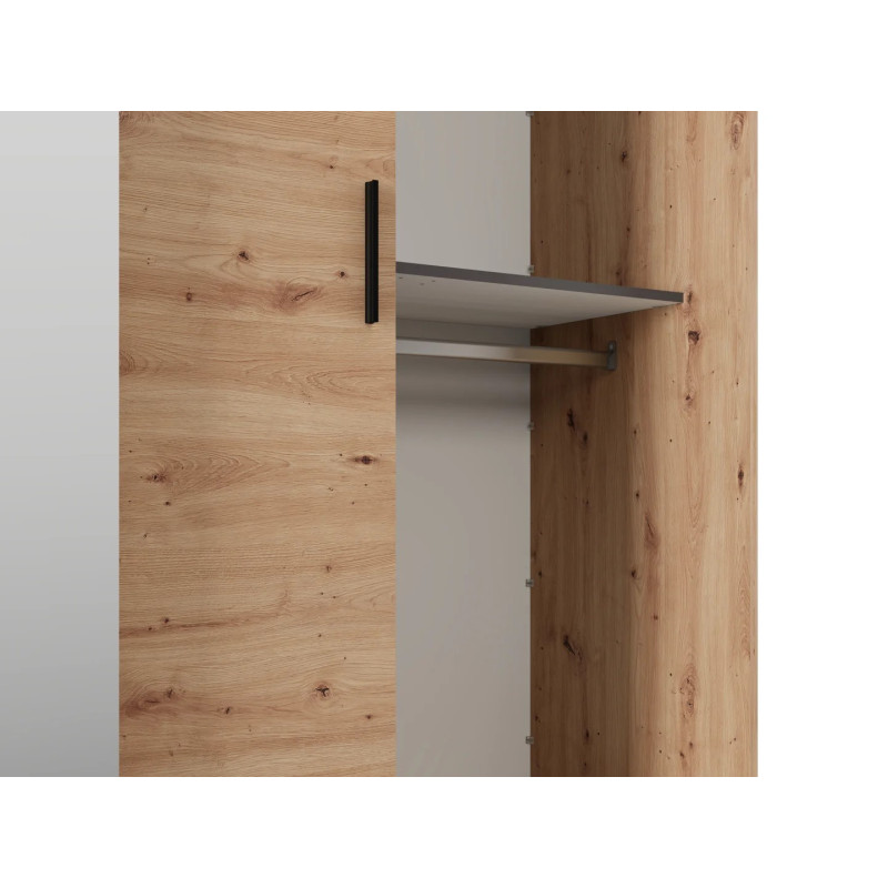 Гардеробер ВИСЕНТИН 200 ОГ ( со полици) Артисан храст 