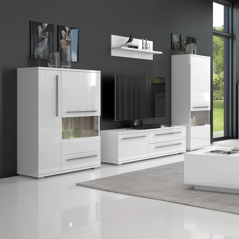 Тв Полица ПИЈАНО ТВ120-1К2Ф/ПН Јела 