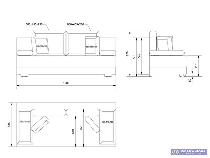 Лежај ДАНТЕ 