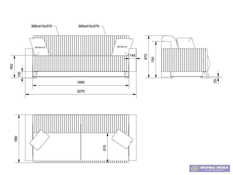 Лежај КОМЕТ 