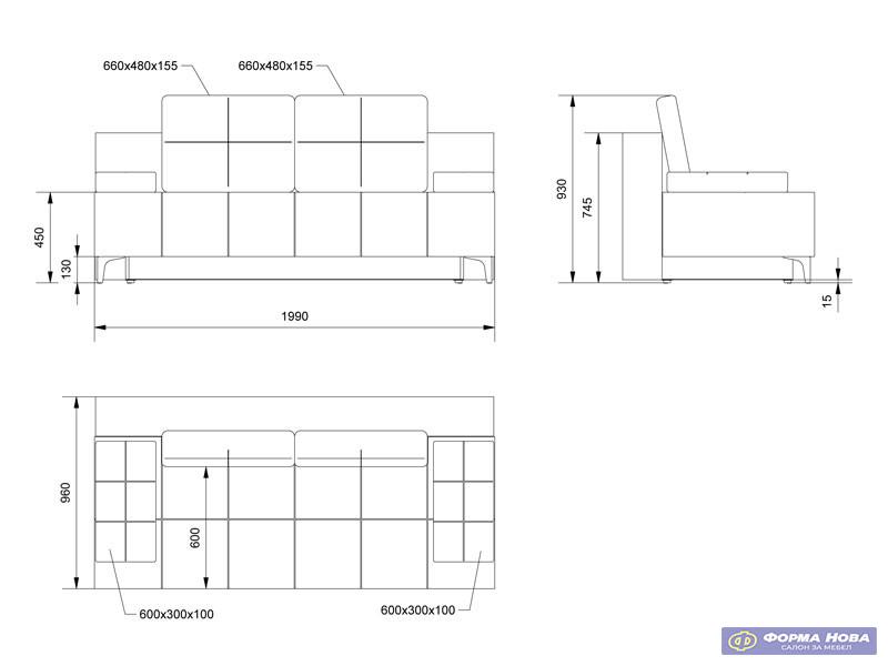 Лежај ЕЛЕНА 