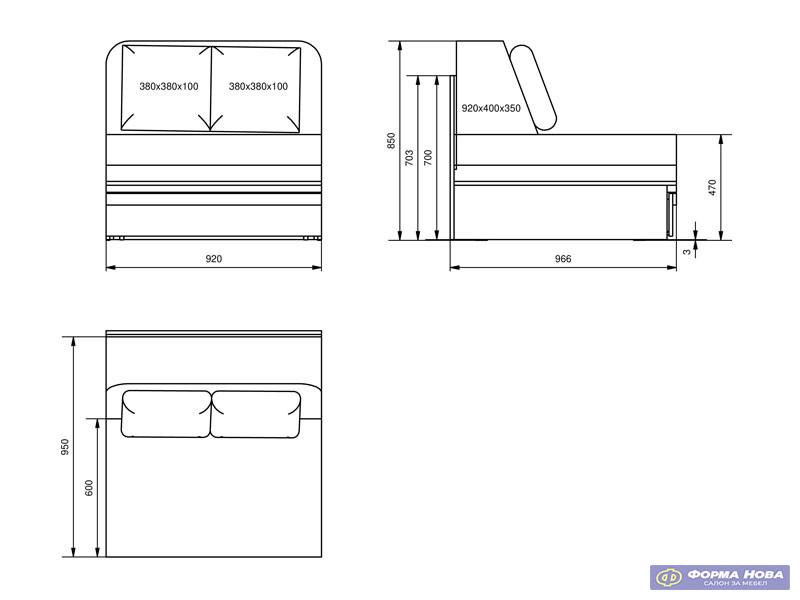 Лежај ФАНТАСТИКО ПЛУС 