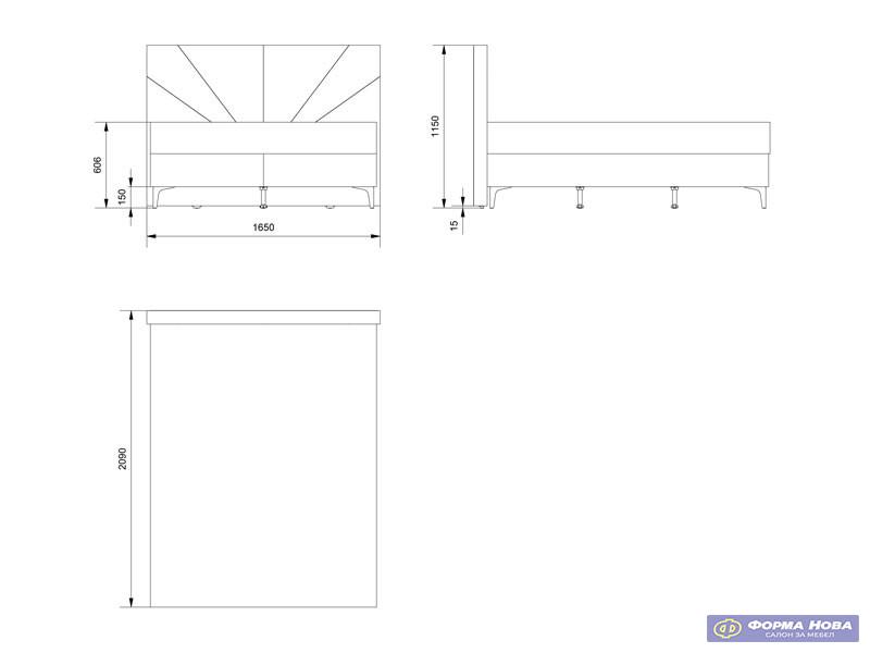 Француски лежај ДУЕ САН 