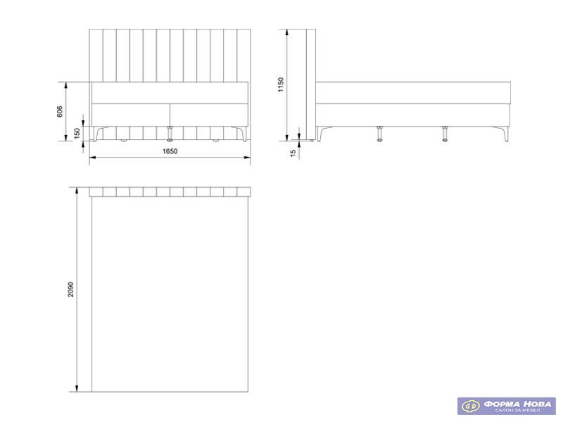 Француски лежај ДУЕ ЛАИН 