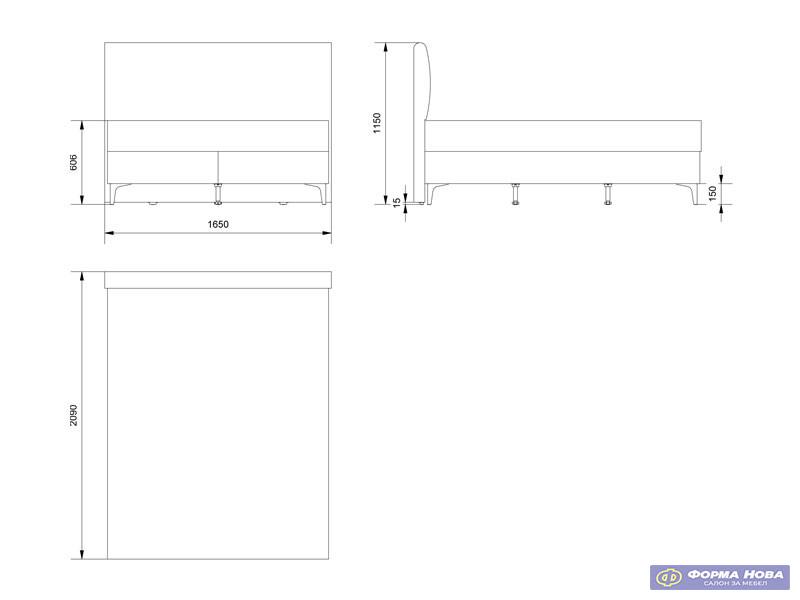 Француски лежај ДУЕ БЛИС 