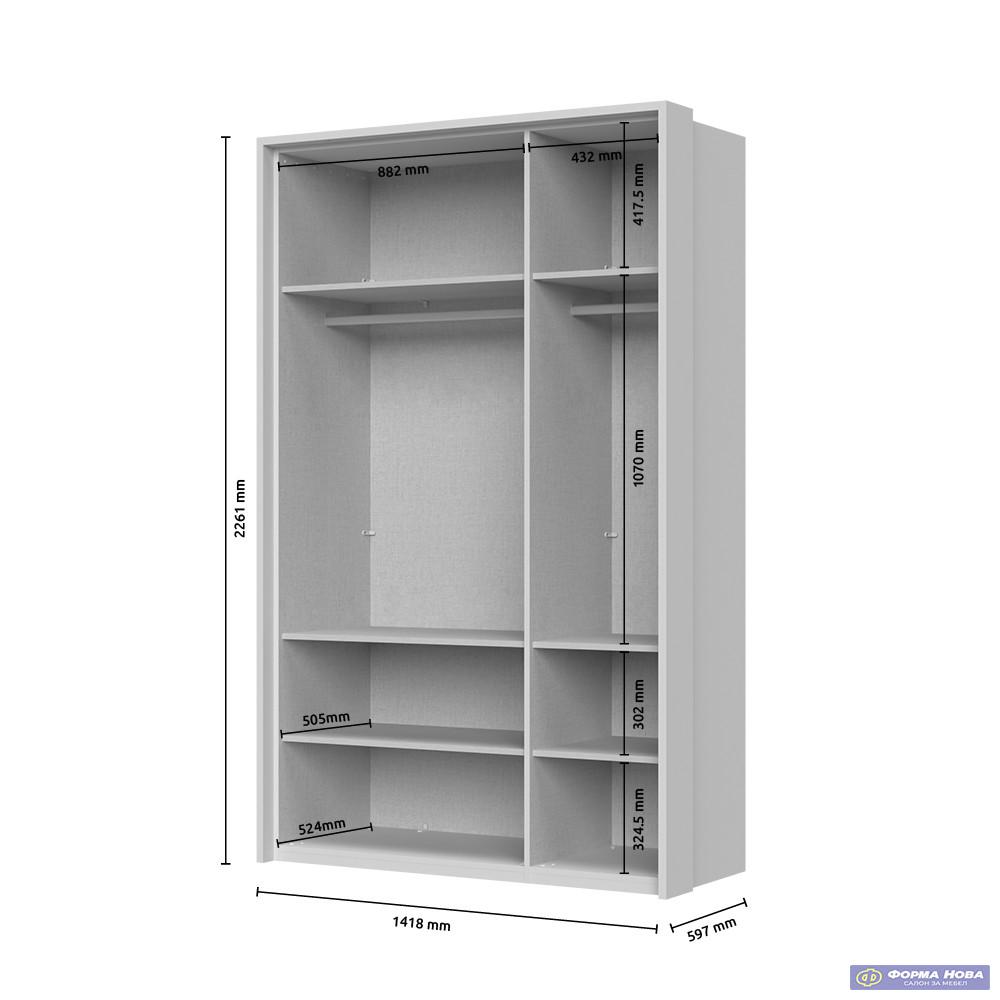 Плакар ОПЕРА П3А-3АЛ/ОП 