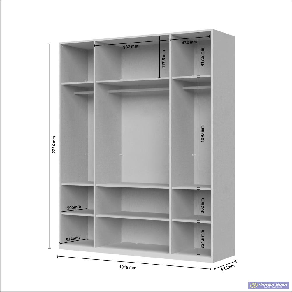 Плакар ОПЕРА П4-2АЛ/ОП 