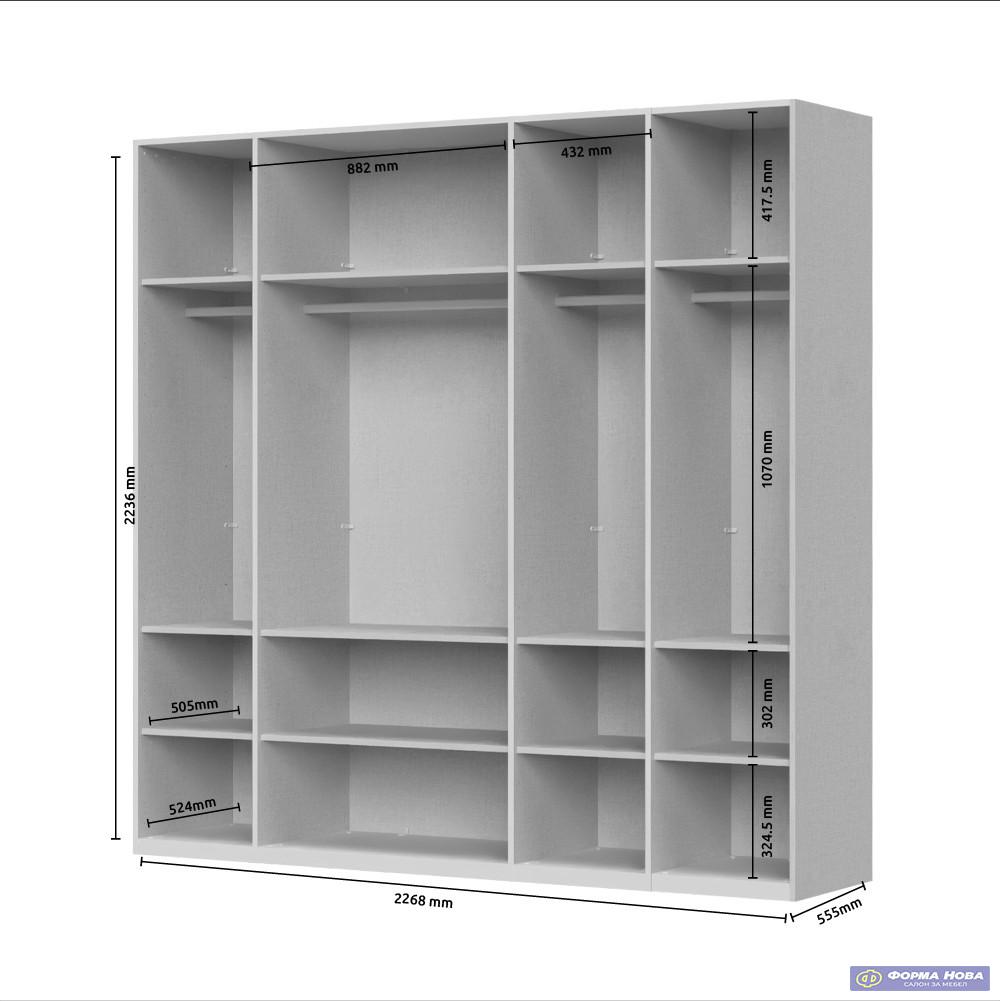 Плакар ОПЕРА П5-3АЛ/ОП 