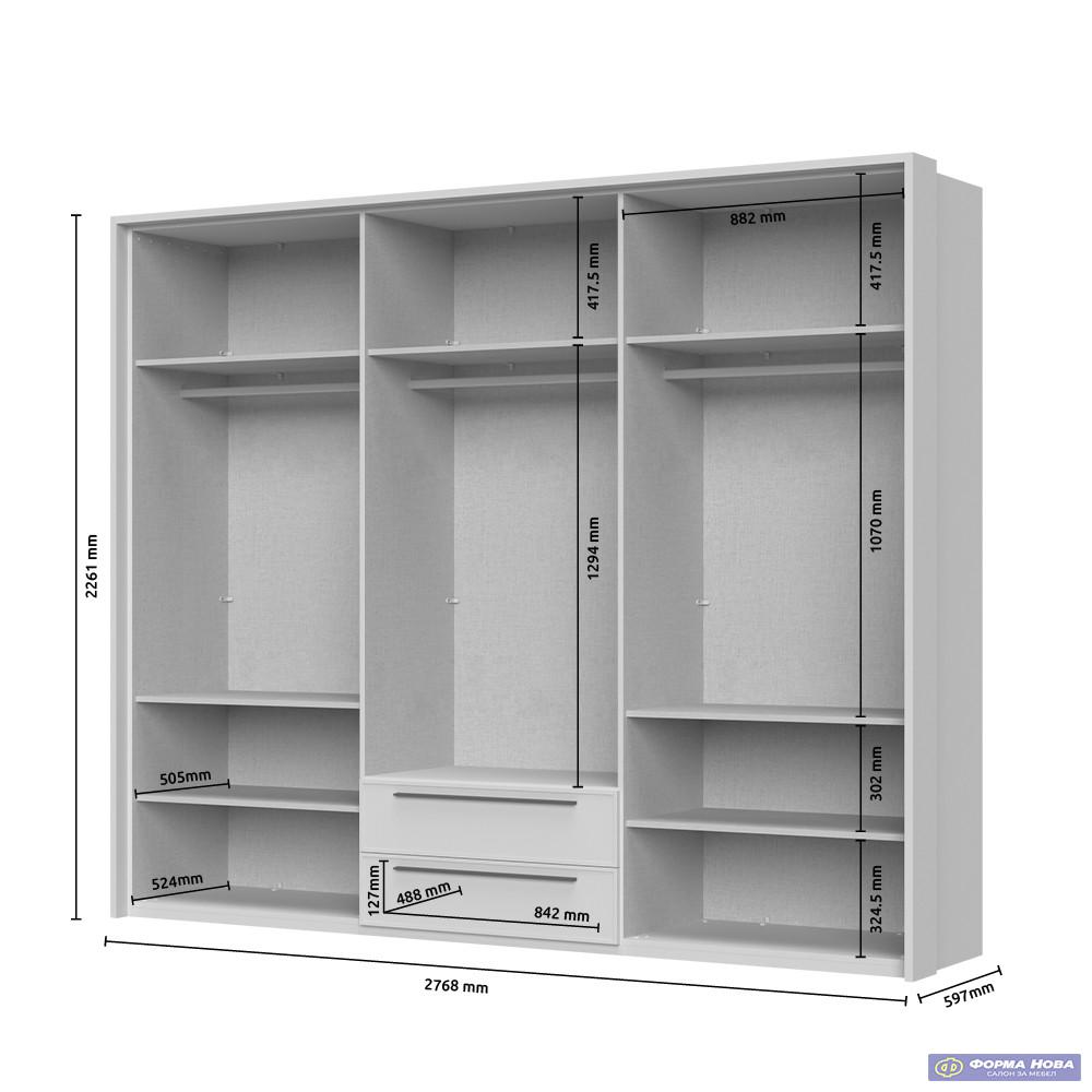 Плакар ОПЕРА П62-2ОГ/ОП 