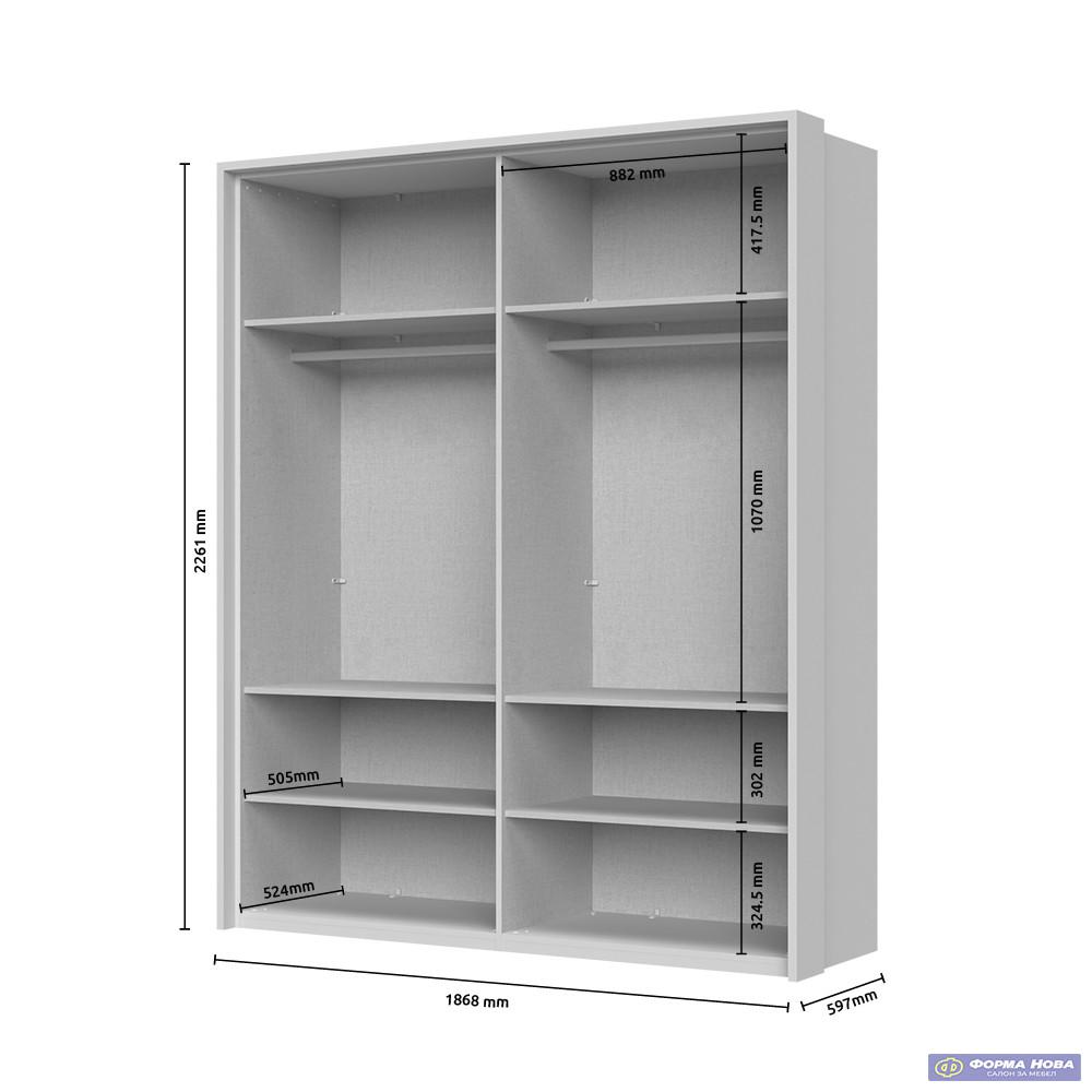 Плакар ОПЕРА П4Б-4АЛ/ОП 