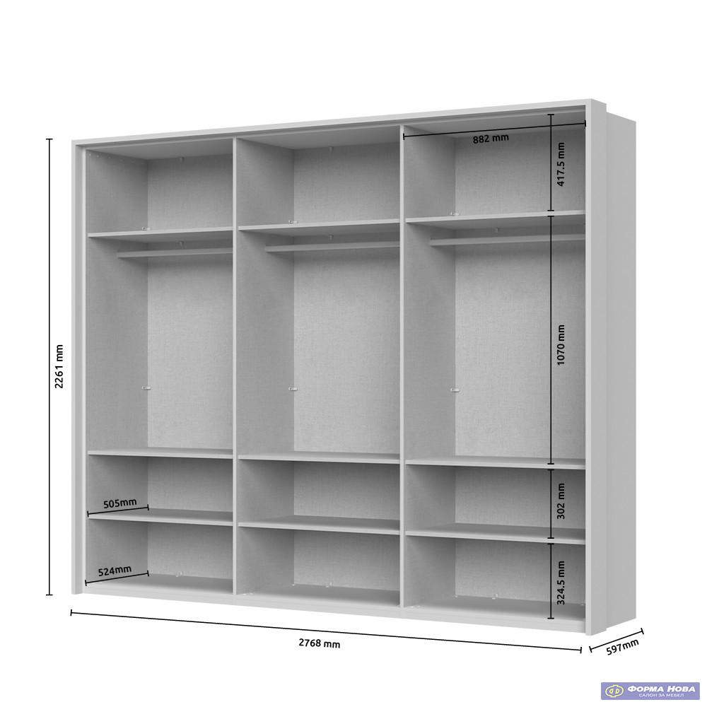 Плакар ОПЕРА П6Б-2АЛ/ОП 