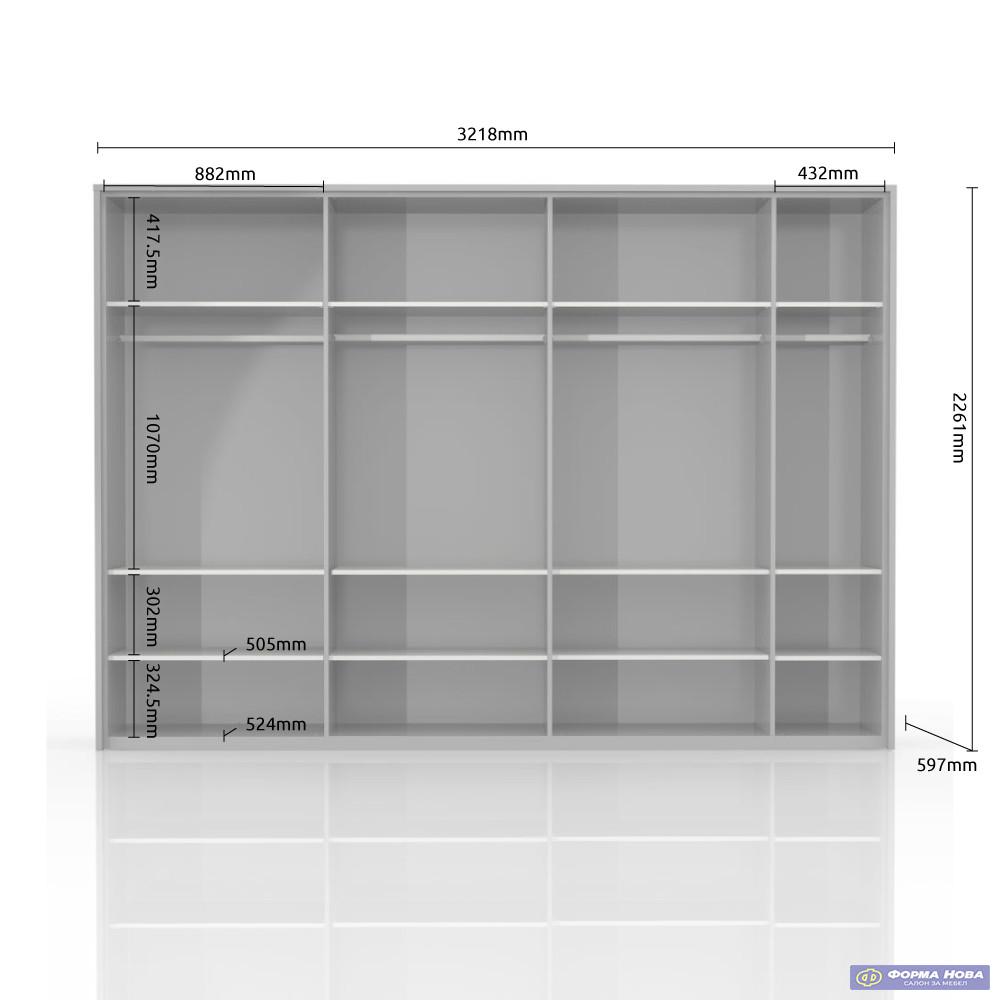 Плакар ПИЈАНО П7А/ПН Јела 