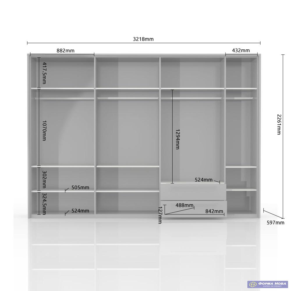 Плакар ПИЈАНО П72А/ПН Јела 