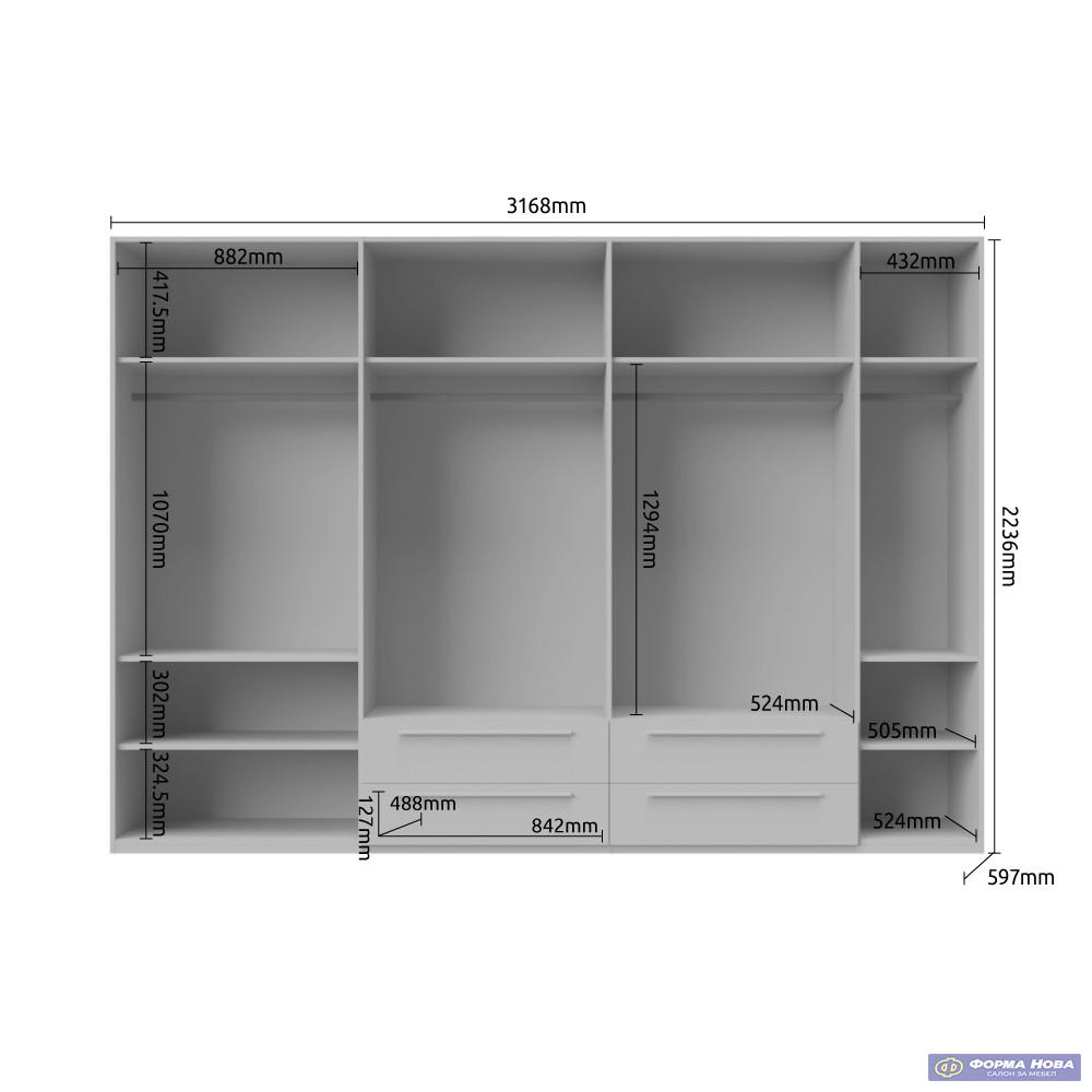 Плакар ПИЈАНО П74А/ПН Јела 