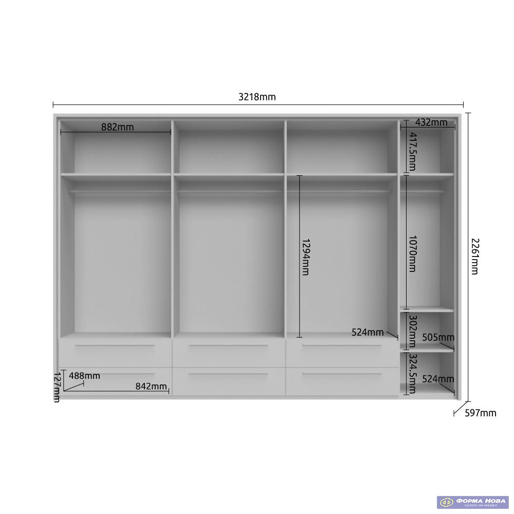 Плакар ПИЈАНО П76А/ПН Јела 