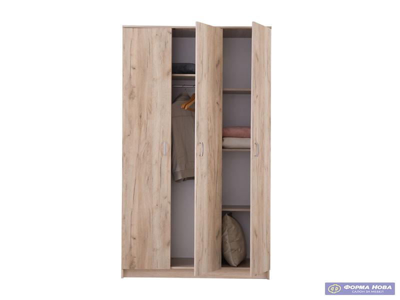 Ормар ХАНА 3К Сиви храст 9045 