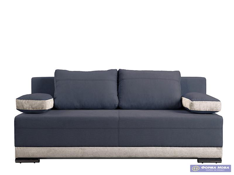 Лежај КРОН штоф Соро 97 Темно сива/штоф Соро 83 Светло сива 