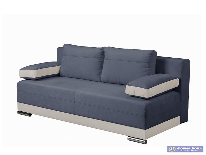 Лежај КРОН штоф Соро 97 Темно сива/штоф Соро 83 Светло сива 