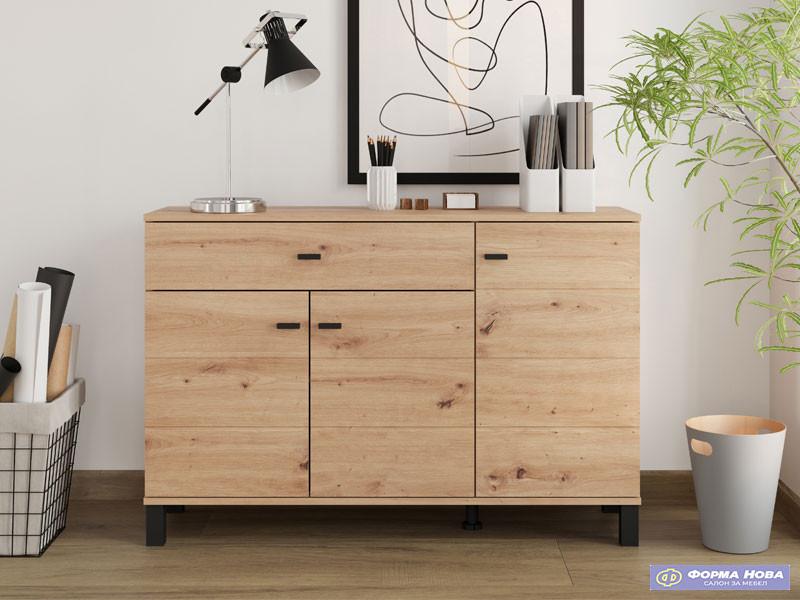 Комода АЛМОНД 115 3К1Ф3В 