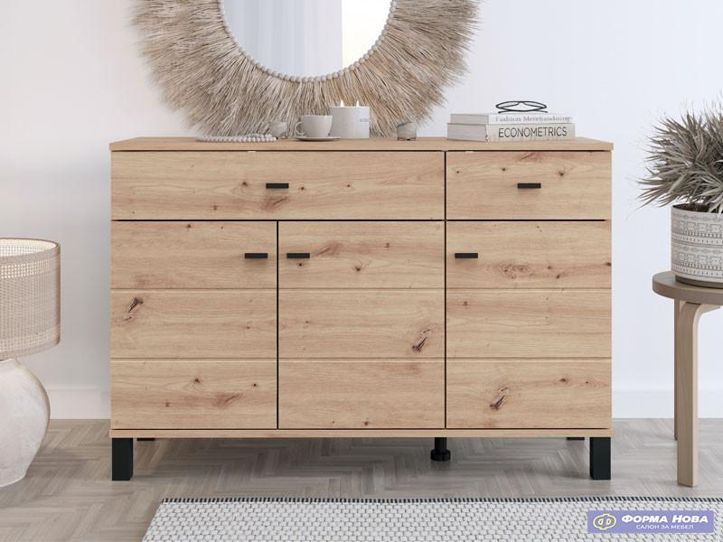 Комода АЛМОНД 115 3К2Ф3В 