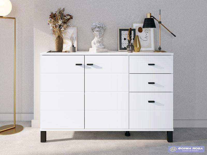 Комода АЛМОНД 115 3К3Ф2В 