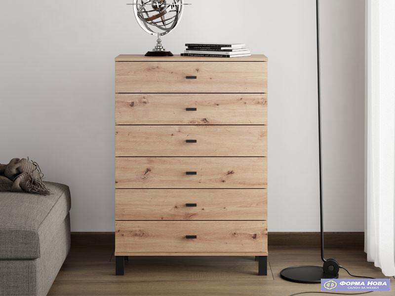 Комода АЛМОНД 77 6Ф 