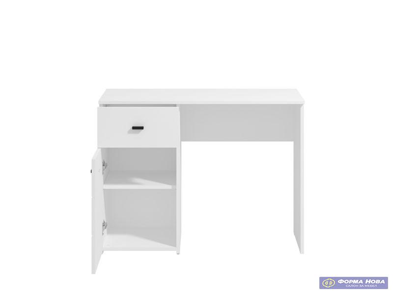 Компјутерска маса ДИОФАНТ 1Ф1В Опак бела 