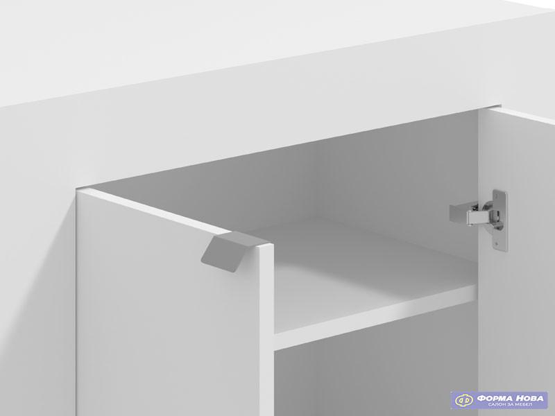 Компјутерска маса ЕВДОКС Опак бела 