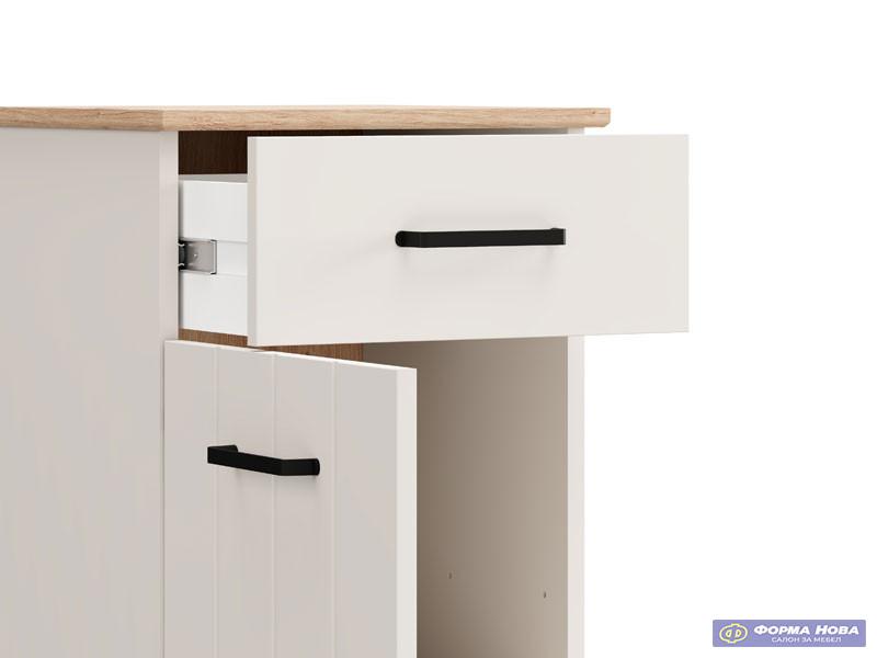 Ноќно ормарче ЛАМБЕТ НО1Ф1В Кашмир мат 