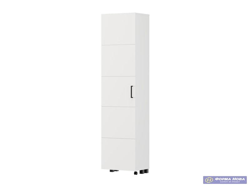 Ормар за чевли ИСЛЕЈ 46 1К х185 Опак бела 