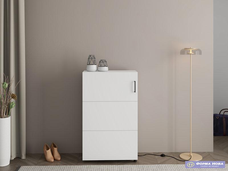 Ормар за чевли ИСЛЕЈ 68 1К х113 Опак бела 