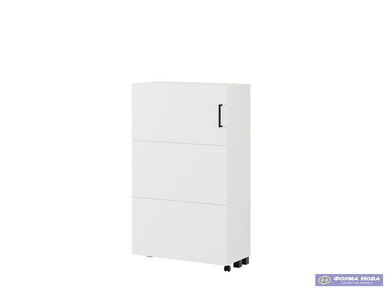 Ормар за чевли ИСЛЕЈ 68 1К х113 Опак бела 