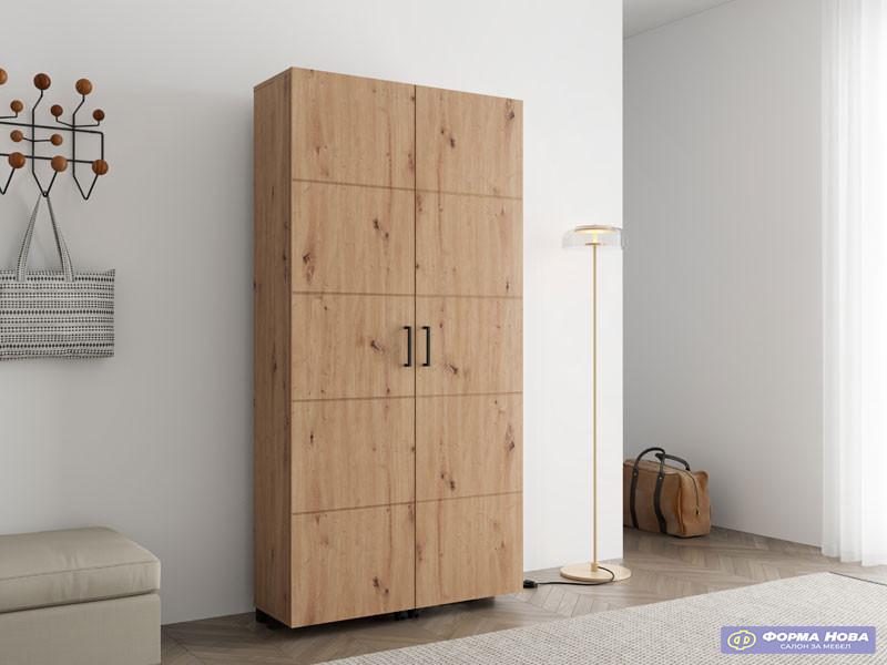 Ормар за чевли ИСЛЕЈ 91 2К х185 Артисан храст 